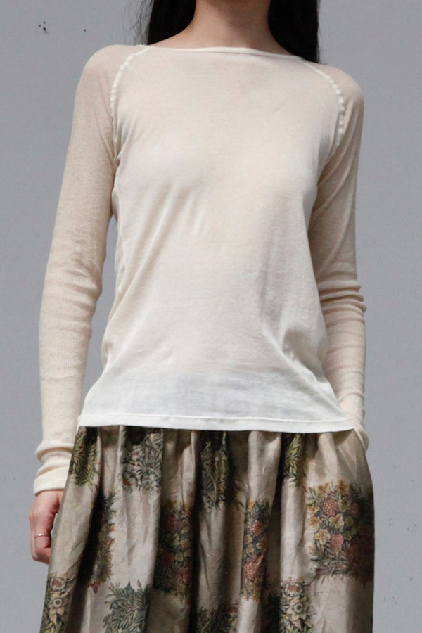 BASERANGE Long-sleeved patchwork top T-shirt series Portugal BAS-TOGN-CG-AU23-UNDYED